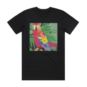 Algernon Cadwallader Parrot Flies Album Cover T-Shirt Black