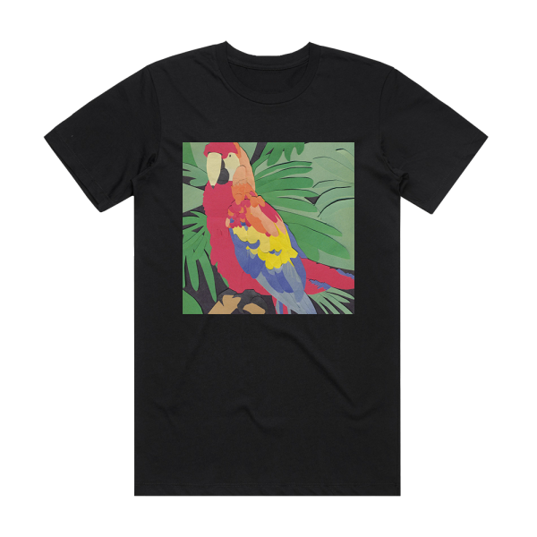 Algernon Cadwallader Parrot Flies Album Cover T-Shirt Black