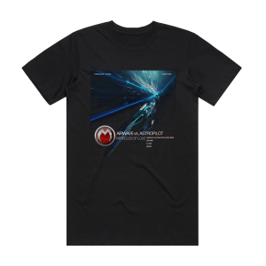 AstroPilot Particles Of Love Album Cover T-Shirt Black