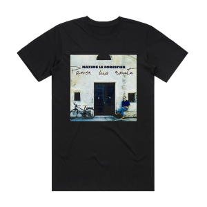 Maxime Le Forestier Passer Ma Route Album Cover T-Shirt Black