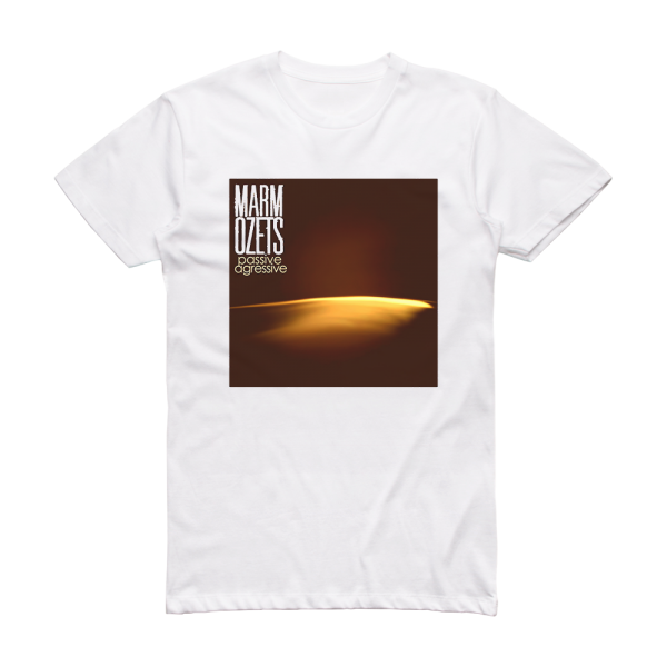 Marmozets Passive Aggressive Album Cover T-Shirt White