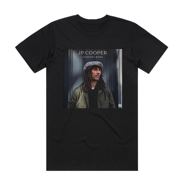 JP Cooper Passport Home Album Cover T-Shirt Black