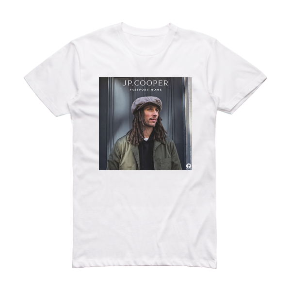 JP Cooper Passport Home Album Cover T-Shirt White