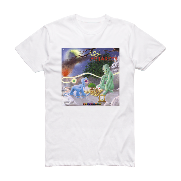 Arrakeen Patchwork Album Cover T-Shirt White