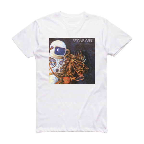 Beggars Opera Pathfinder Album Cover T-Shirt White