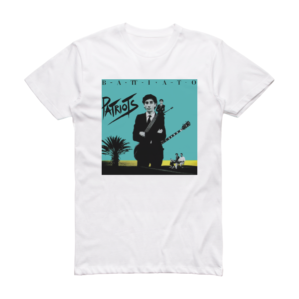 Franco Battiato Patriots Album Cover T-Shirt White