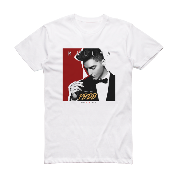 Maluma Pbdb The Mixtape Album Cover T-Shirt White