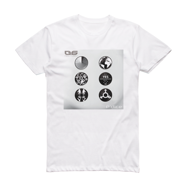 Paul Cusick Pdice Album Cover T-Shirt White