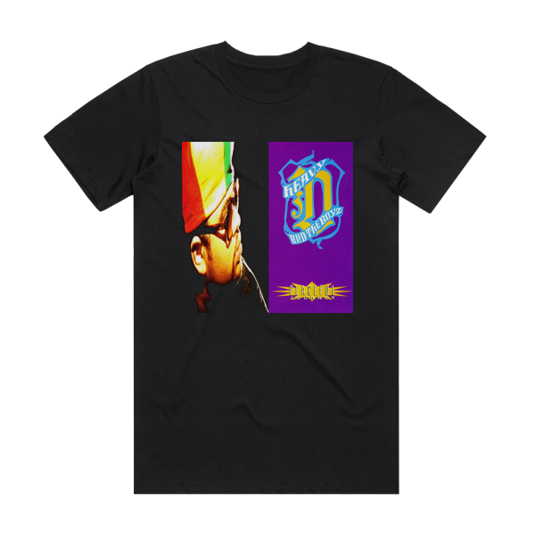 Heavy D and The Boyz Peaceful Journey 1 Album Cover T-Shirt Black