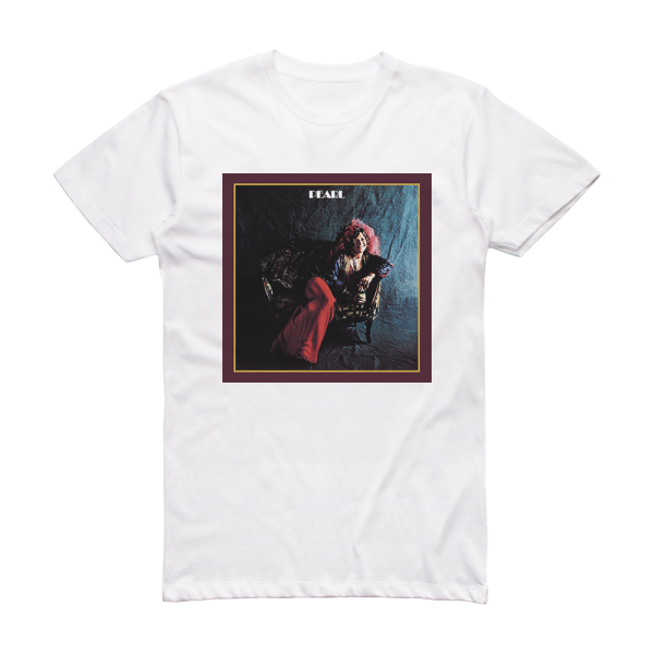 Janis Joplin Pearl Album Cover T-Shirt White