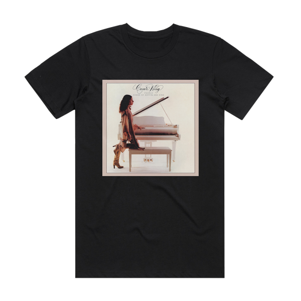 Carole King Pearls Album Cover T-Shirt Black