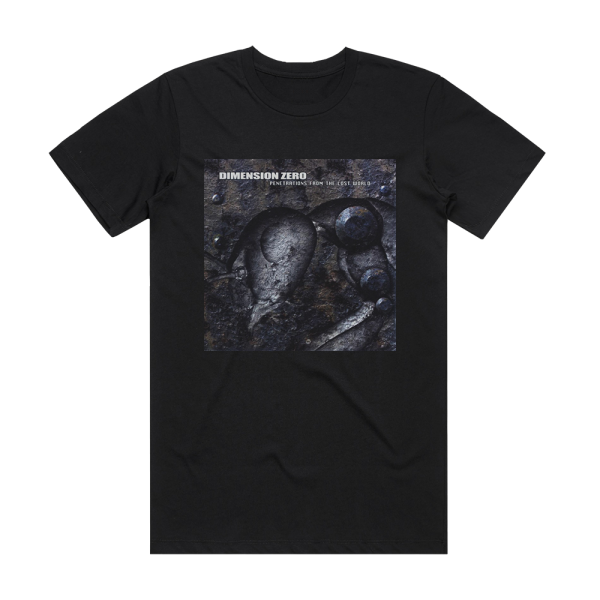 Dimension Zero Penetrations From The Lost World Album Cover T-Shirt Black