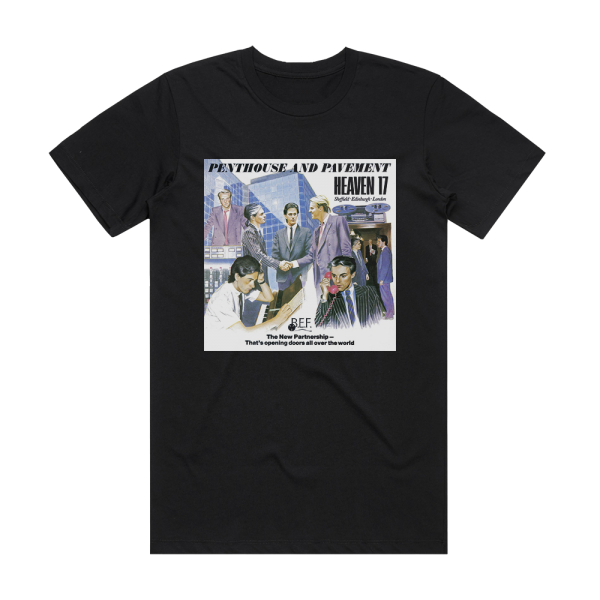 Heaven 17 Penthouse And Pavement 3 Album Cover T-Shirt Black