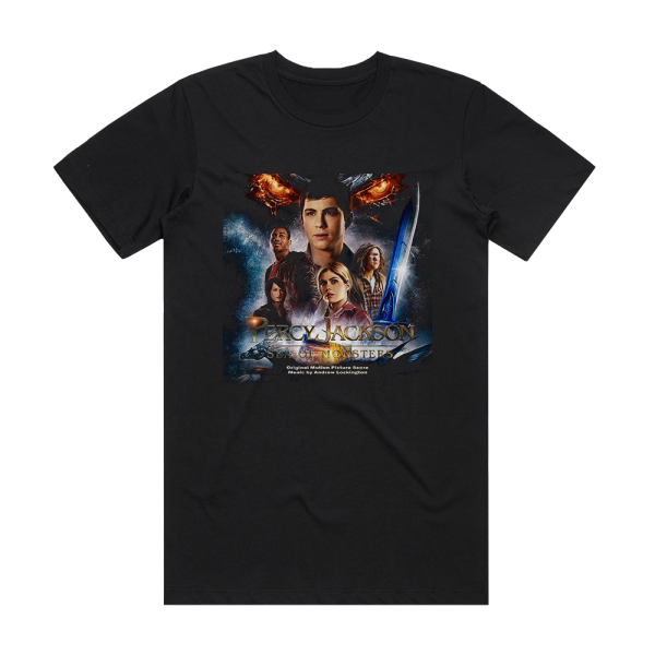 Andrew Lockington Percy Jackson Sea Of Monsters 1 Album Cover T-Shirt Black