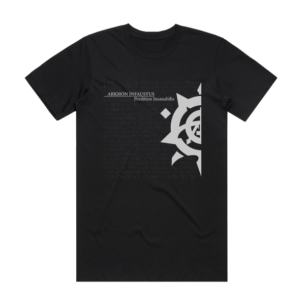 Arkhon Infaustus Perdition Insanabilis Album Cover T-Shirt Black