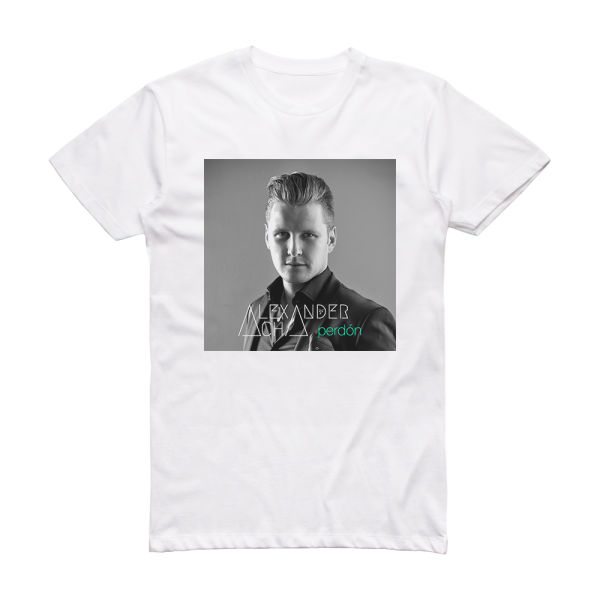 Alexander Acha Perdn Album Cover T-Shirt White