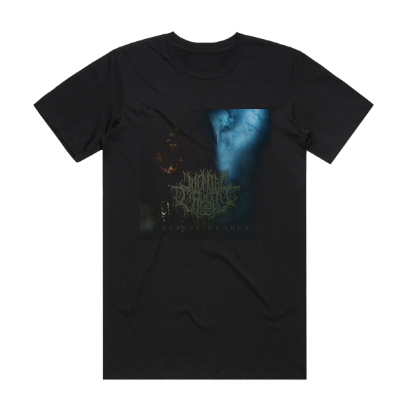 Mental Cruelty Pereat Mundus Album Cover T-Shirt Black