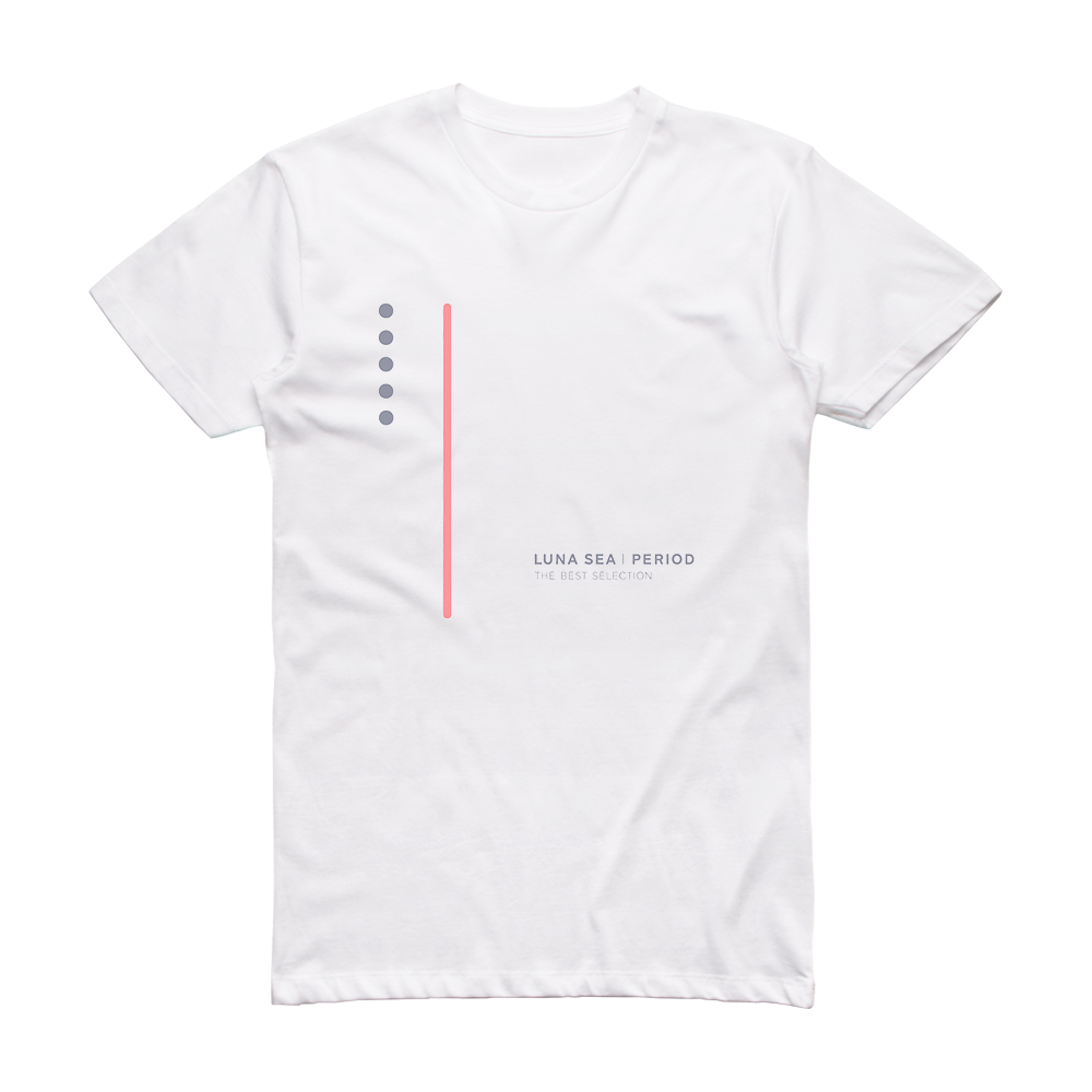 LUNA SEA Period The Best Selection Album Cover T-Shirt White – ALBUM ...