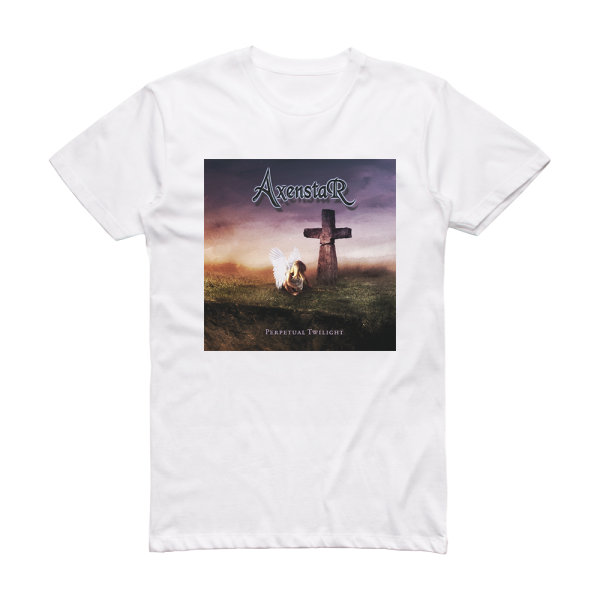 Axenstar Perpetual Twilight Album Cover T-Shirt White