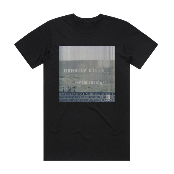 Gravity Kills Perversion Album Cover T-Shirt Black