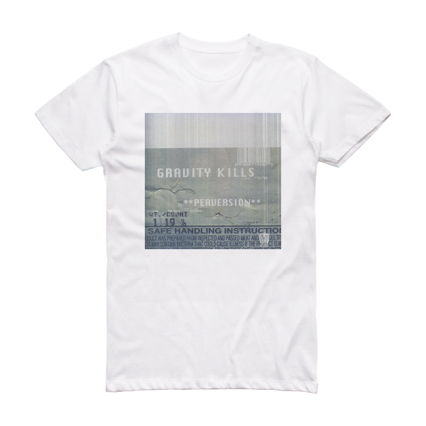 Gravity Kills Perversion Album Cover T-Shirt White