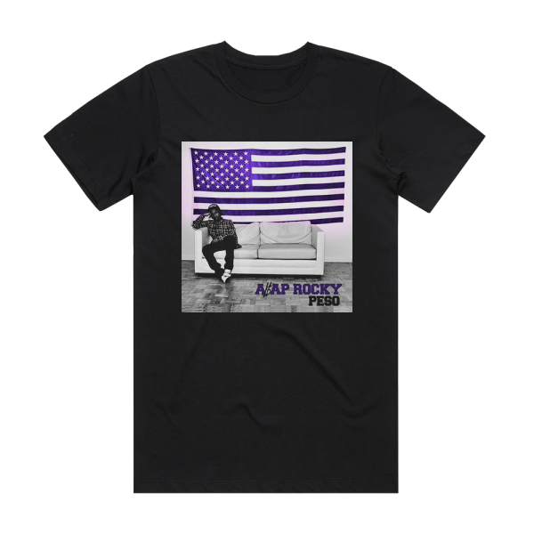 ASAP Rocky Peso Album Cover T-Shirt Black