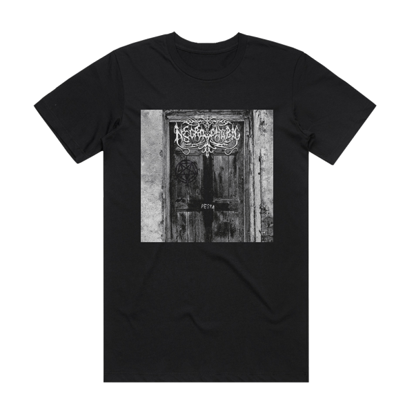 Necrophobic Pesta Album Cover T-Shirt Black