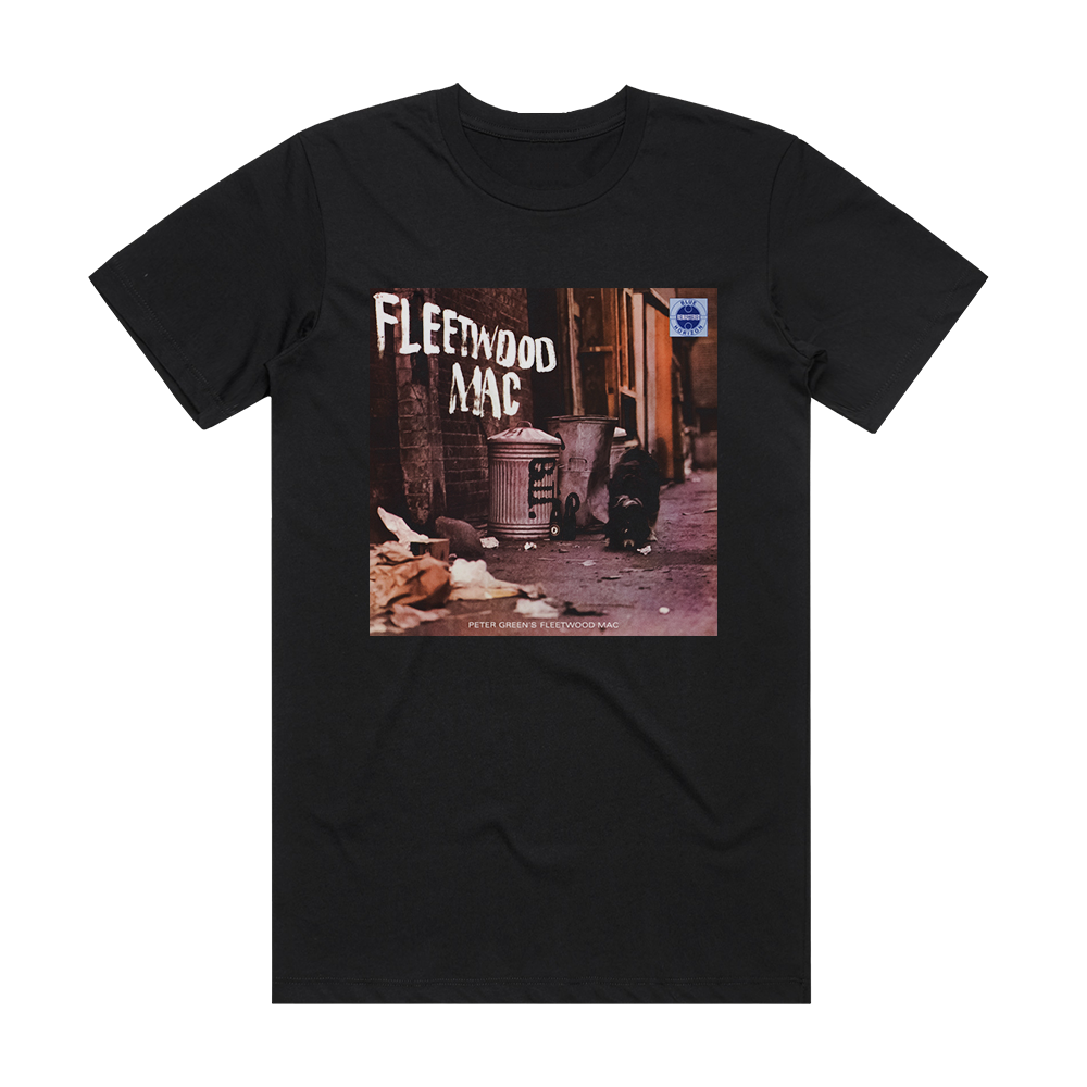 Fleetwood Mac Peter Greens Fleetwood Mac 2 Album Cover T-Shirt Black ...