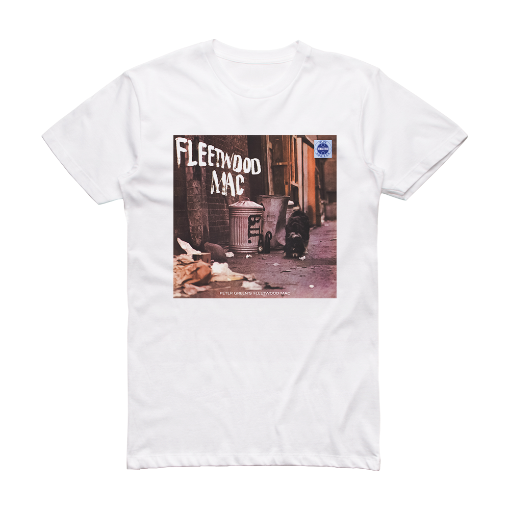 Fleetwood Mac Peter Greens Fleetwood Mac 2 Album Cover T-Shirt White ...