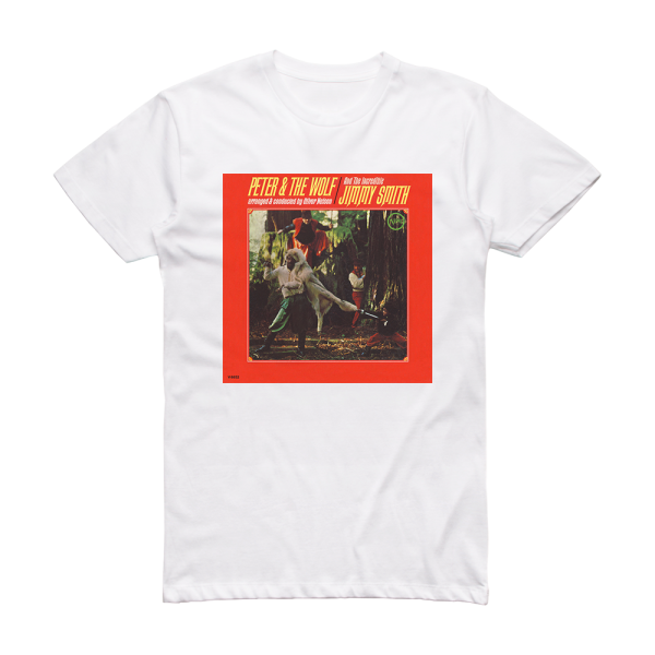 Jimmy Smith Peter The Wolf Album Cover T-Shirt White