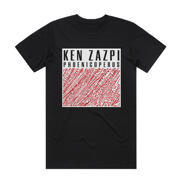 Ken Zazpi Phonicoperus Album Cover T-Shirt Black