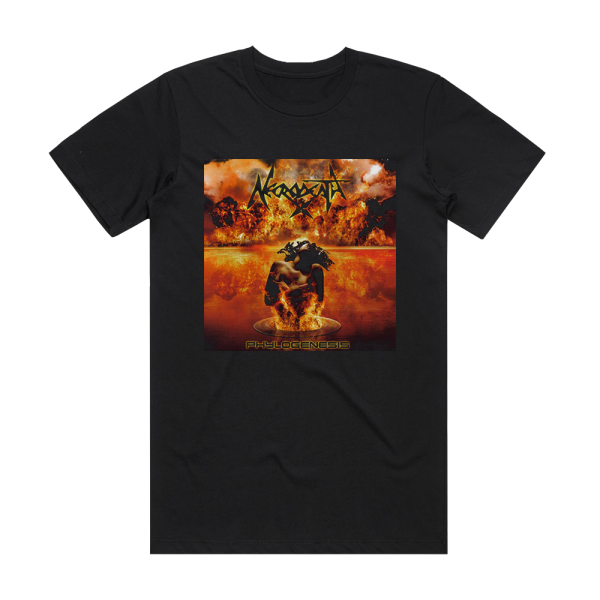 Necrodeath Phylogenesis Album Cover T-Shirt Black
