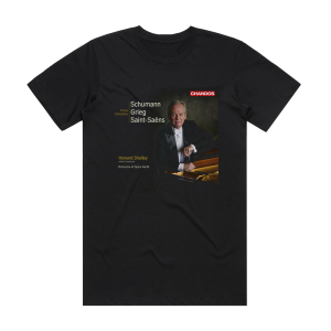 Howard Shelley Piano Concertos Album Cover T-Shirt Black