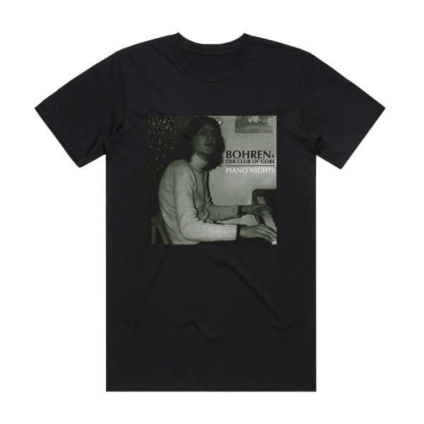 Bohren and der Club of Gore Piano Nights Album Cover T-Shirt Black