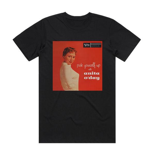 Anita ODay Pick Yoursef Up With Anita Oday Album Cover T-Shirt Black