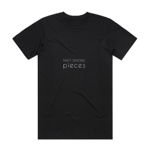Matt Simons Pieces Album Cover T-Shirt Black