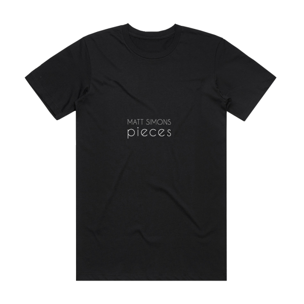 Matt Simons Pieces Album Cover T-Shirt Black