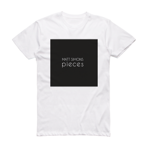 Matt Simons Pieces Album Cover T-Shirt White