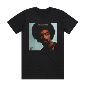 Gil Scott-Heron Pieces Of A Man Album Cover T-Shirt Black