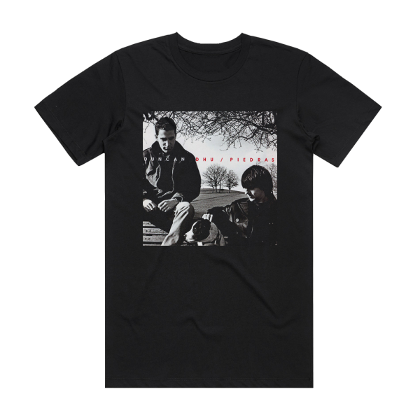 Duncan Dhu Piedras Album Cover T-Shirt Black