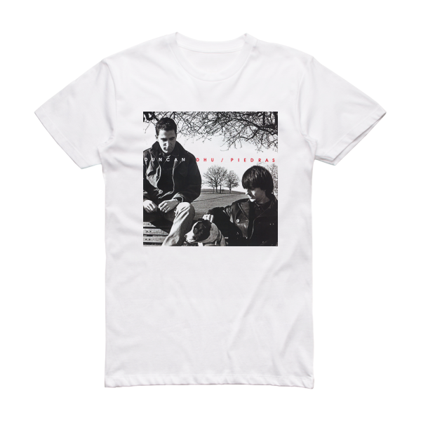 Duncan Dhu Piedras Album Cover T-Shirt White