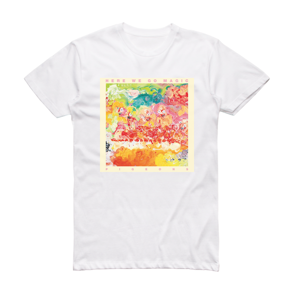 Here We Go Magic Pigeons Album Cover T-Shirt White – ALBUM COVER T-SHIRTS