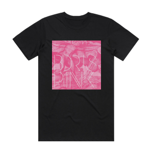 Boris Pink 1 Album Cover T-Shirt Black