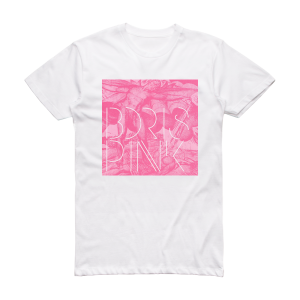 Boris Pink 1 Album Cover T-Shirt White