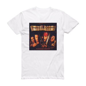Klaus Badelt Pirates Of The Caribbean The Curse Of The Black Pearl Album Cover T-Shirt White