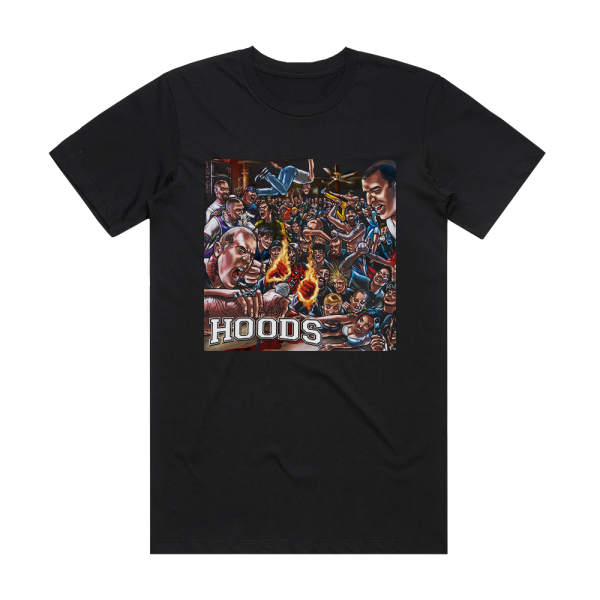 Hoods Pit Beast Album Cover T-Shirt Black