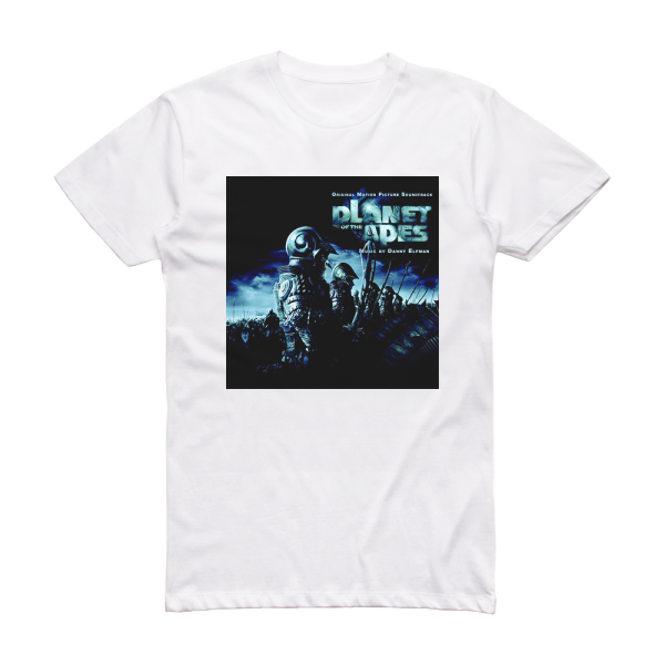 Danny Elfman Planet Of The Apes 1 Album Cover T-Shirt White