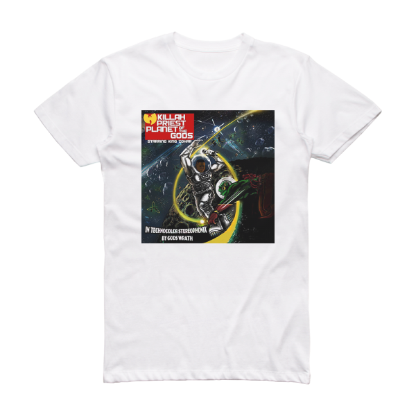 Killah Priest Planet Of The Gods Album Cover T-Shirt White