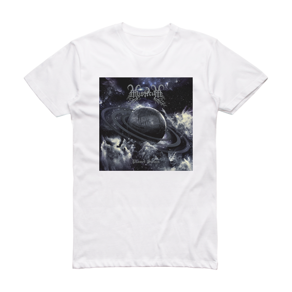 Mysticum Planet Satan Album Cover T-Shirt White