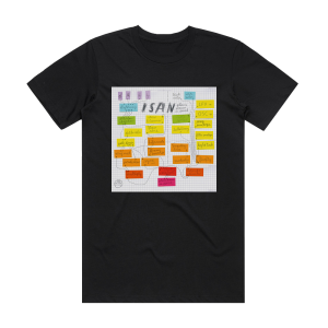 ISAN Plans Drawn In Pencil Album Cover T-Shirt Black